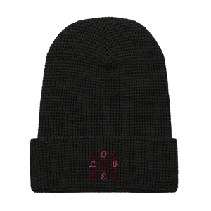 ComPassion Waffle Beanie Flat - Beanies - Cloutropolis