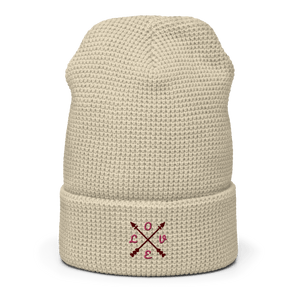 ComPassion Waffle Beanie Flat - Beanies - Cloutropolis