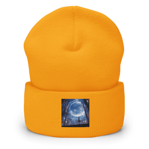 Constellar Reality Cuffed Art Beanie - Cloutropolis