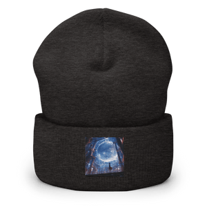 Constellar Reality Cuffed Art Beanie - Cloutropolis