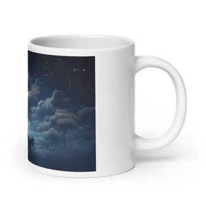 Dream Fish White Glossy Mug - Cups - Cloutropolis