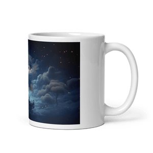 Dream Fish White Glossy Mug - Cups - Cloutropolis