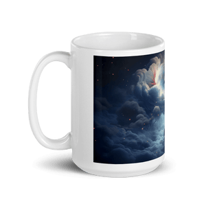 Dream Fish White Glossy Mug - Cups - Cloutropolis