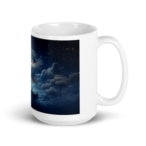 Dream Fish White Glossy Mug - Cups - Cloutropolis