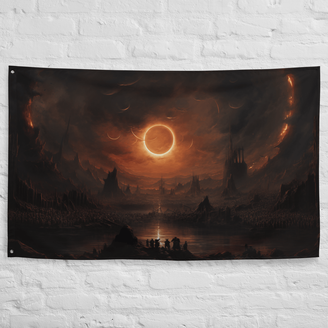 Emergent Eclipse Flag - Wall Flag - Cloutropolis