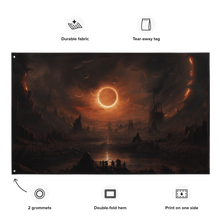 Cargar imagen en el visor de la galería, Emergent Eclipse Flag - Wall Flag - Cloutropolis