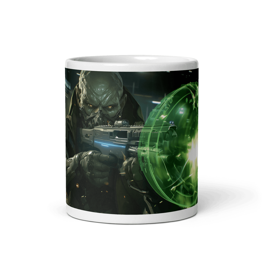 FMS First Mutant Shooter White Glossy Mug - Cloutropolis