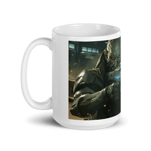 FMS First Mutant Shooter White Glossy Mug - Cloutropolis