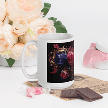 画像をギャラリー ビューアに読み込みます、 Four Flowers White Glossy Mug - Cups - Cloutropolis