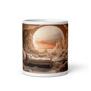 I Dream of Jupiter White Glossy Mug - Cups - Cloutropolis