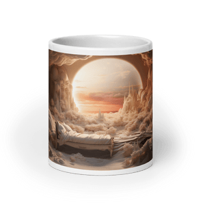 I Dream of Jupiter White Glossy Mug - Cups - Cloutropolis