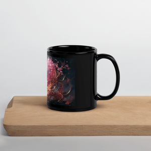 Infernal Heart Black Glossy Mug - Cloutropolis