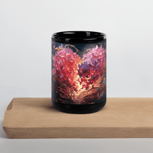 Charger l&#39;image dans la galerie, Infernal Heart Black Glossy Mug - Cloutropolis