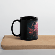 Charger l&#39;image dans la galerie, Infernal Heart Black Glossy Mug - Cloutropolis