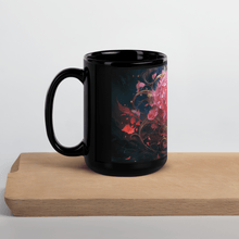 Charger l&#39;image dans la galerie, Infernal Heart Black Glossy Mug - Cloutropolis