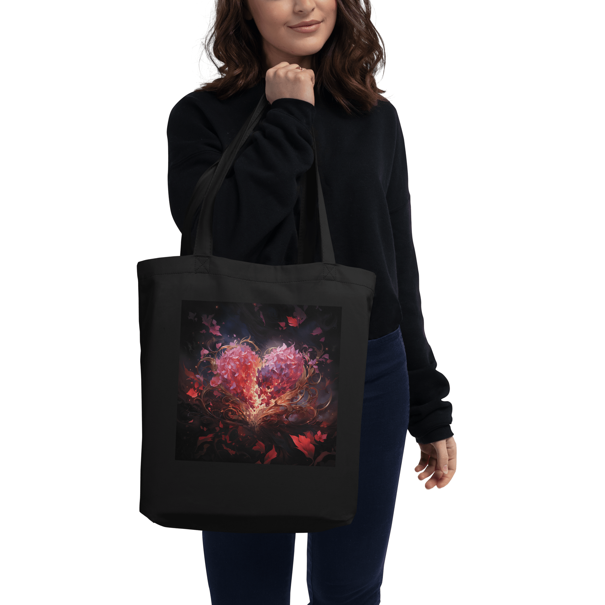 Infernal Heart Eco Tote Bag - Eco Tote Bag - Cloutropolis