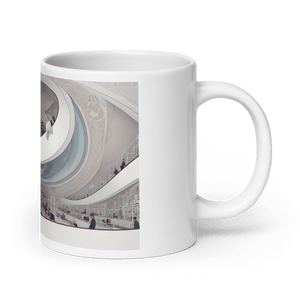 Library of Learning White Glossy Mug - Cloutropolis