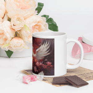 Love Bird White Glossy Mug - Cups - Cloutropolis