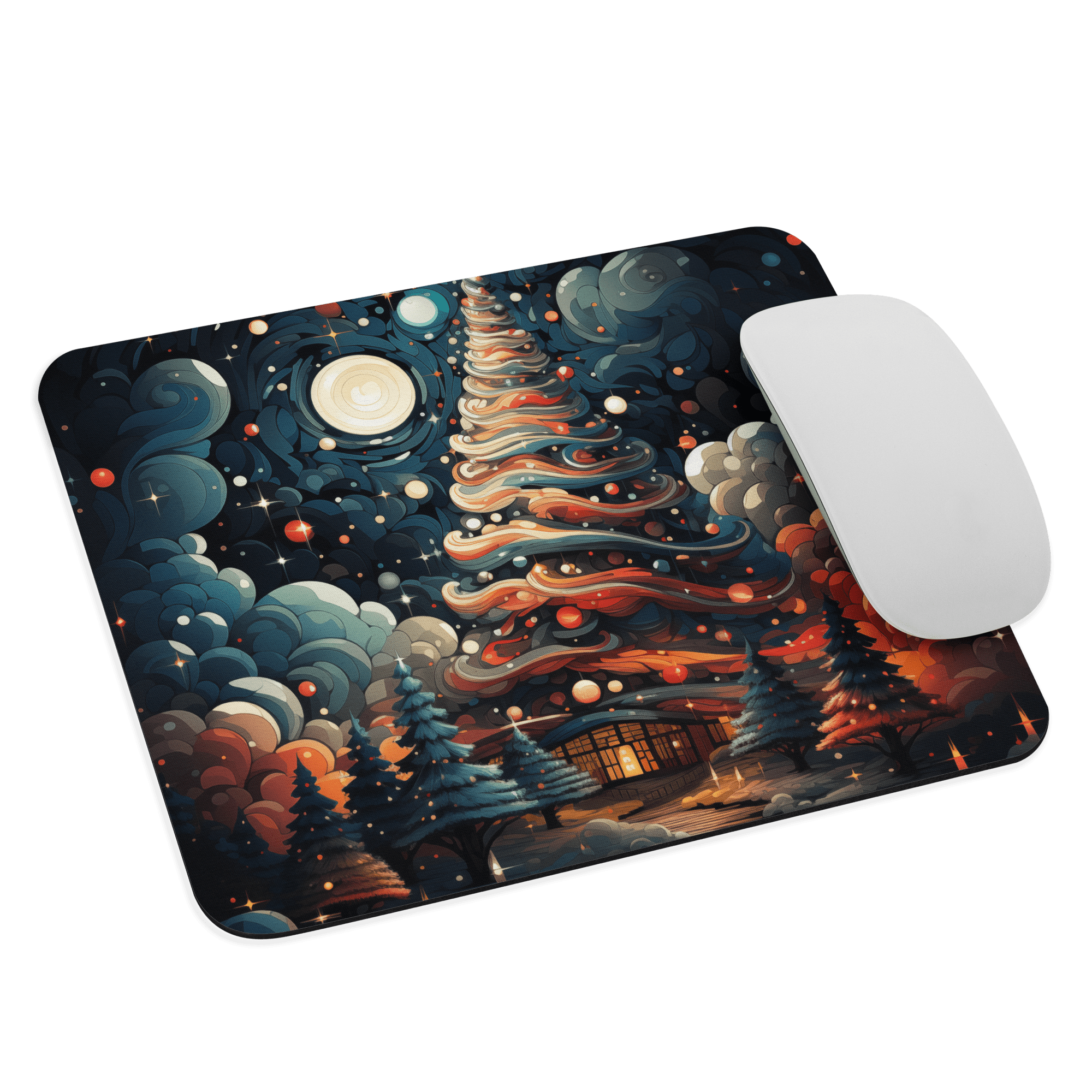 Merry Night Mouse Pad - Posters, Prints, & Visual Artwork - Cloutropolis