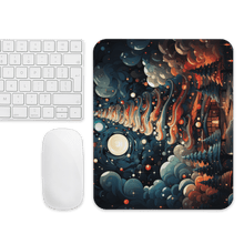 Load image into Gallery viewer, Merry Night Mouse Pad - Posters, Prints, &amp; Visual Artwork - Cloutropolis