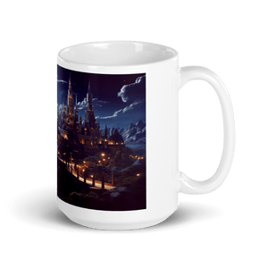 Moonveil Isles White Glossy Mug - Cloutropolis