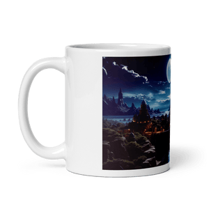 Moonveil Isles White Glossy Mug - Cloutropolis