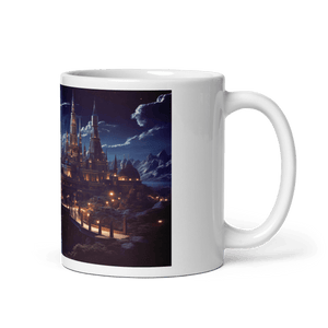 Moonveil Isles White Glossy Mug - Cloutropolis