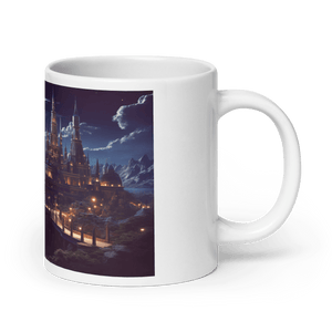 Moonveil Isles White Glossy Mug - Cloutropolis