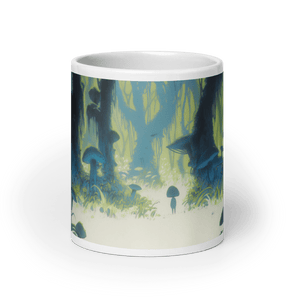 Shroom Hero White Glossy Mug - Cloutropolis