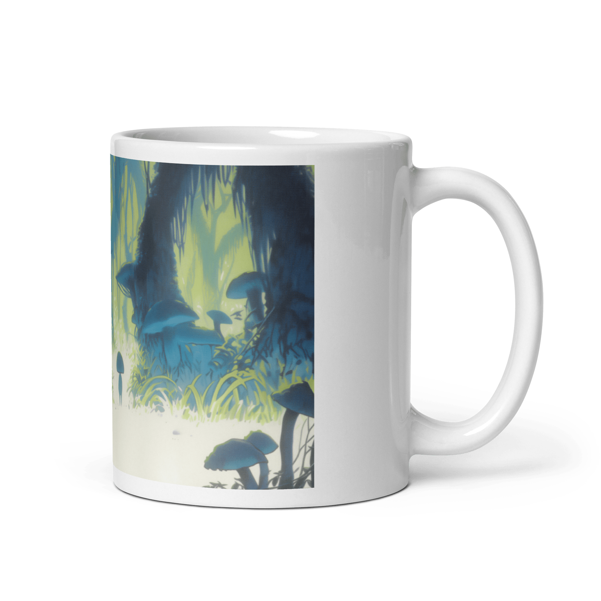 Shroom Hero White Glossy Mug - Cloutropolis