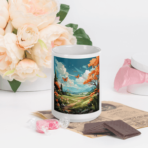 Spring Butterfly Duo Mug - Cups - Cloutropolis