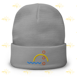 Sunrise Embroidered Beanie - Cloutropolis