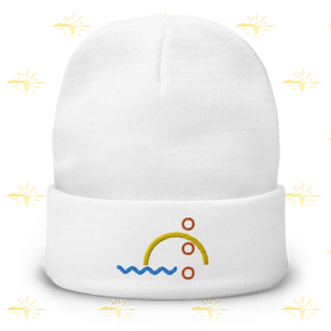 Sunrise Embroidered Beanie - Cloutropolis