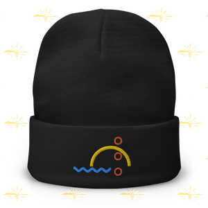 Sunrise Embroidered Beanie - Cloutropolis