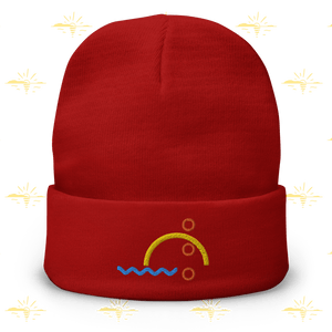 Sunrise Embroidered Beanie - Cloutropolis