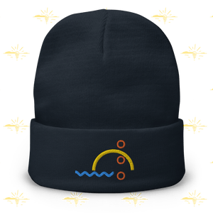 Sunrise Embroidered Beanie - Cloutropolis