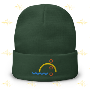 Sunrise Embroidered Beanie - Cloutropolis