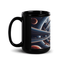 Load image into Gallery viewer, Time Warp Black Glossy Mug - Cups - Cloutropolis