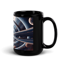 Load image into Gallery viewer, Time Warp Black Glossy Mug - Cups - Cloutropolis