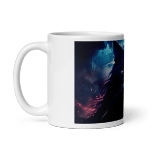 Void Cat White Glossy Mug - Cups - Cloutropolis