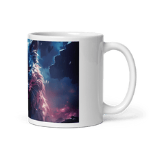 Load image into Gallery viewer, Void Cat White Glossy Mug - Cups - Cloutropolis