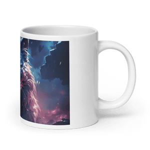 Void Cat White Glossy Mug - Cups - Cloutropolis