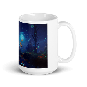 Void Space Aquarium White Glossy Mug - Cups - Cloutropolis