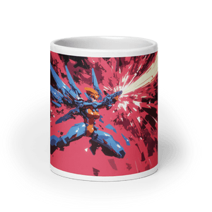 X Mechana White Glossy Mug - Cloutropolis