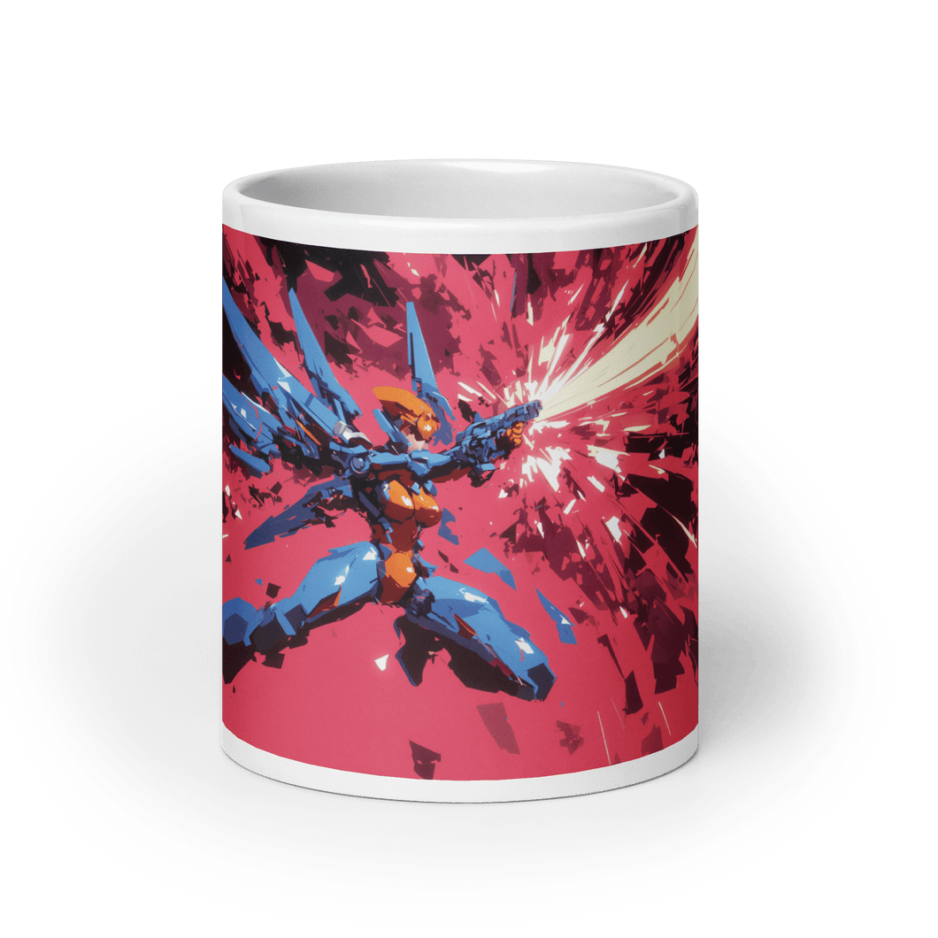 X Mechana White Glossy Mug - Cloutropolis