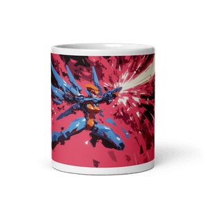 X Mechana White Glossy Mug - Cloutropolis