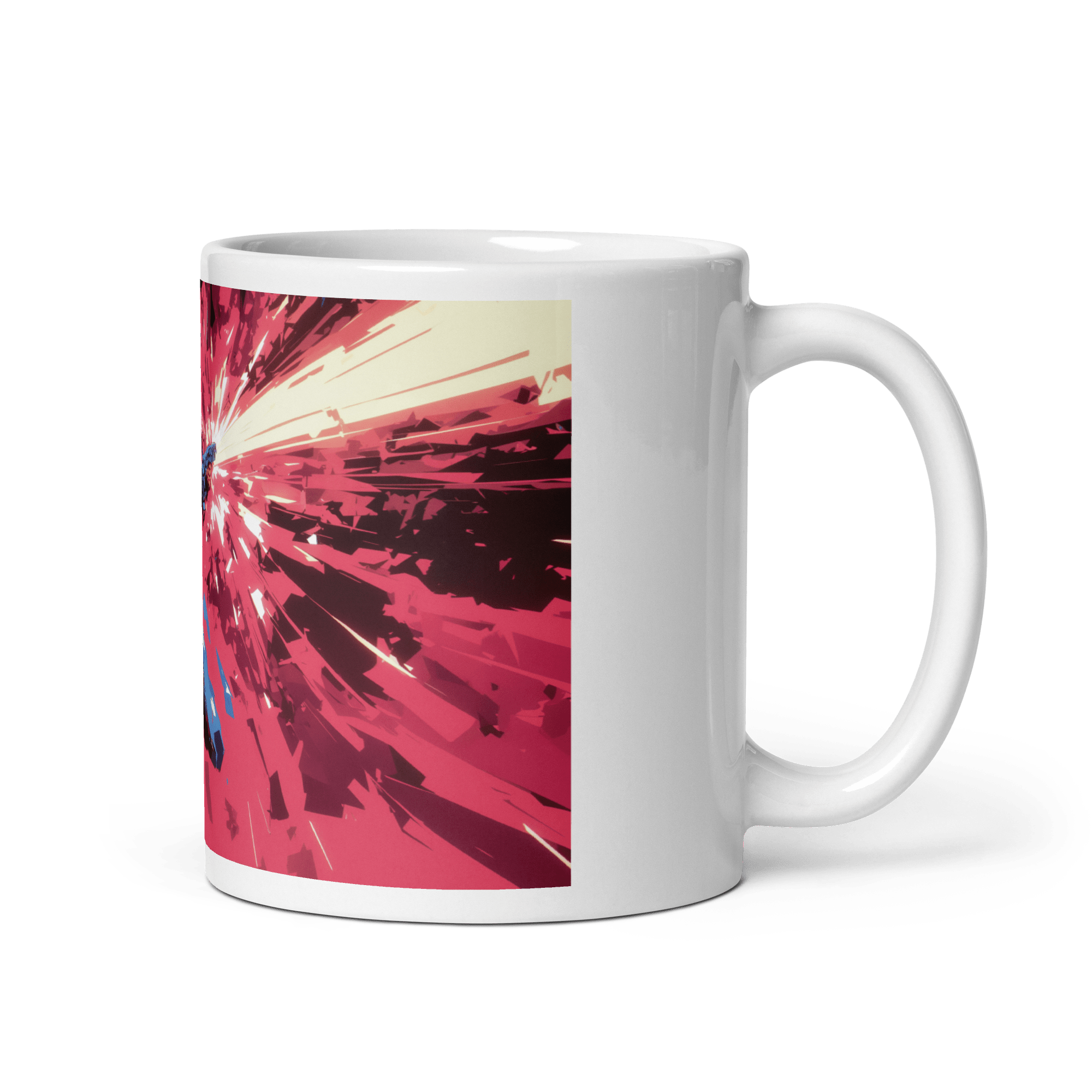 X Mechana White Glossy Mug - Cloutropolis