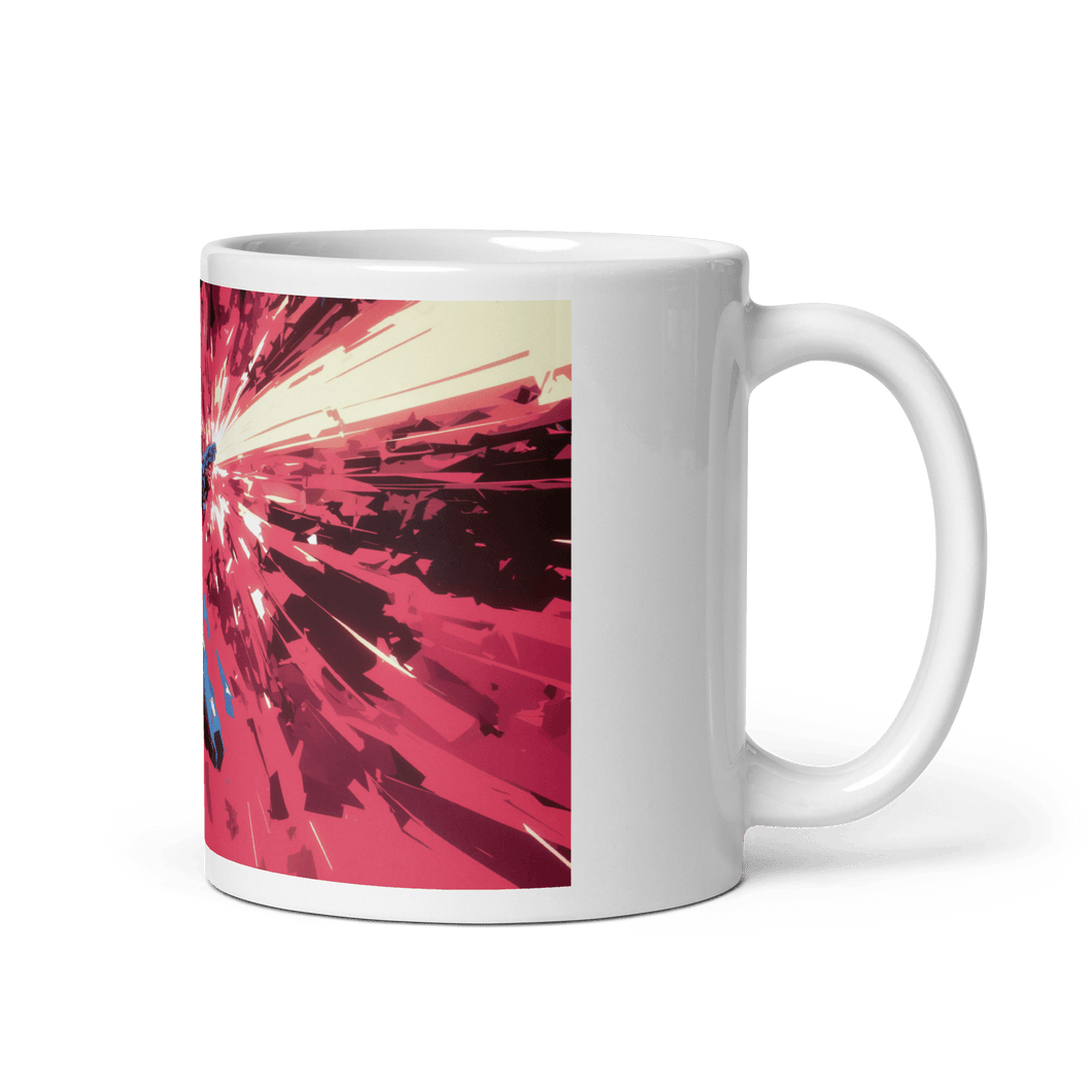 X Mechana White Glossy Mug - Cloutropolis